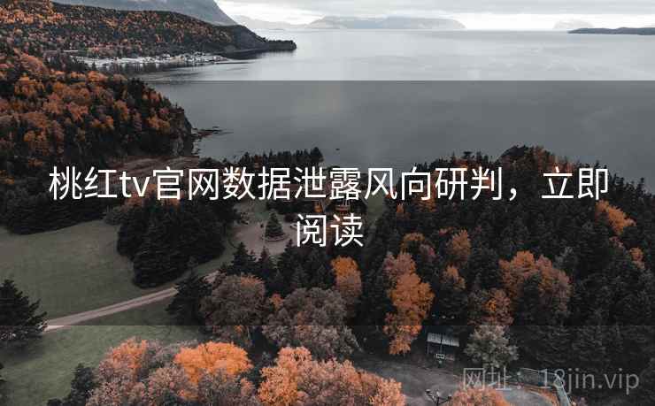 桃红tv官网数据泄露风向研判,立即阅读