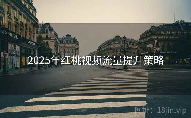 2025年红桃视频流量提升策略